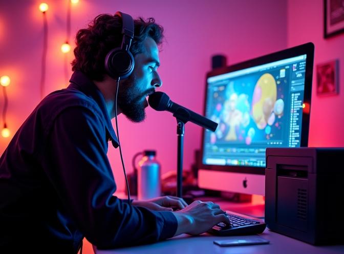 vibe coding mit Mikrofon