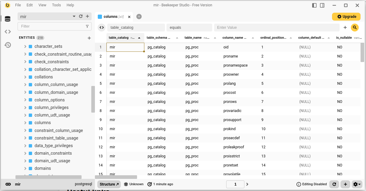 Beekeeper Studio Screenshot