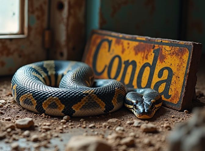 Schlafendes Conda