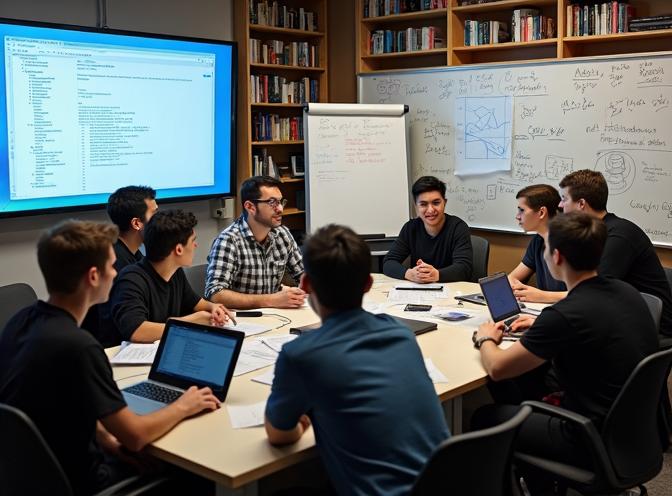Gruppe von Datenwissenschaftlern