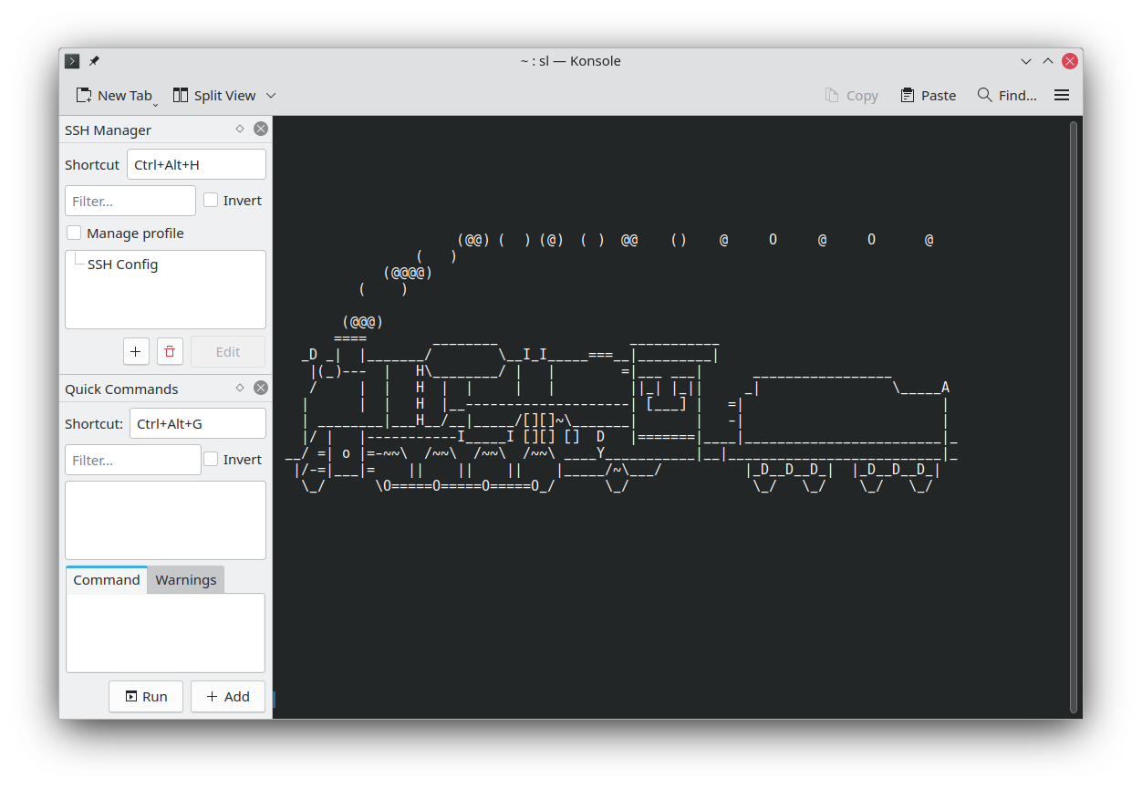 Konsole terminal