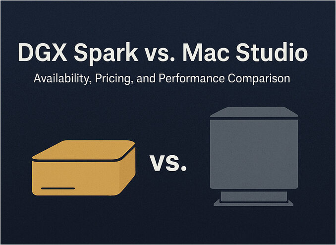 DGX Spark vs. Mac Studio graphic