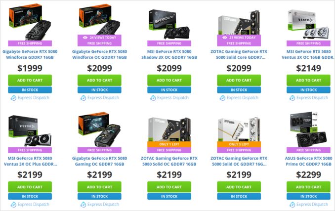 “pccg-rtx-5080 2026 jan”