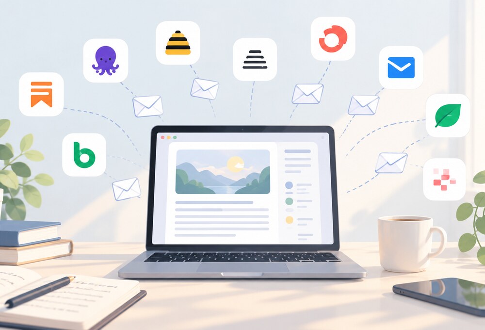Newsletter platforms as infrastructure: email delivery, a public archive, and a website copy of each issue