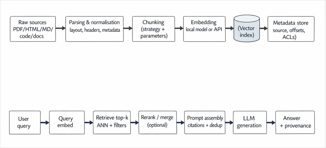 chunking in rag flow diagram chunking in rag flow