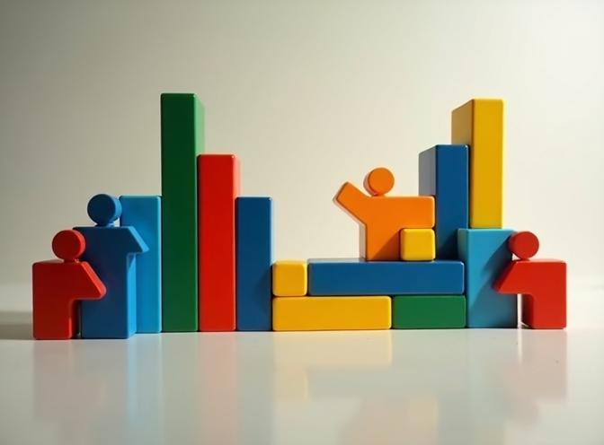 colour tetris on the table colour tetris on the table