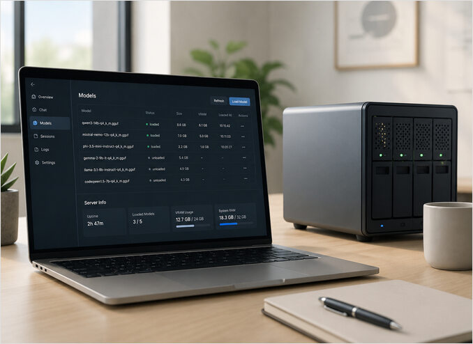 laptop and desktop with llms