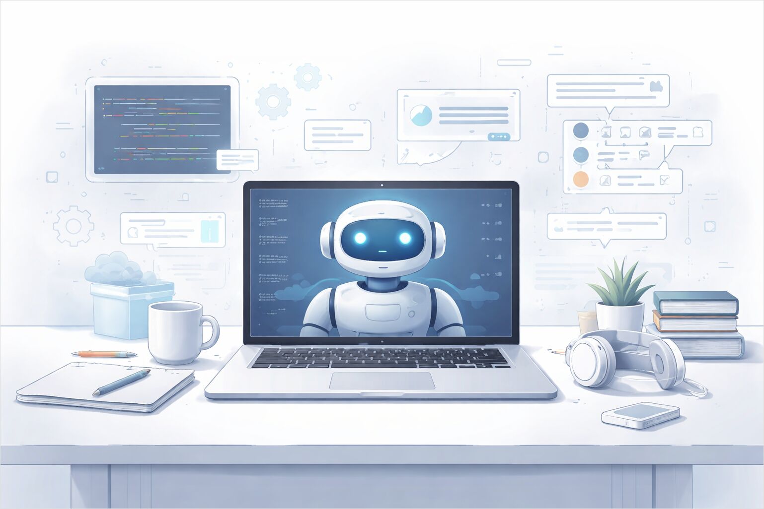 peronal-ai-assistant on laptop peronal-ai-assistant on laptop