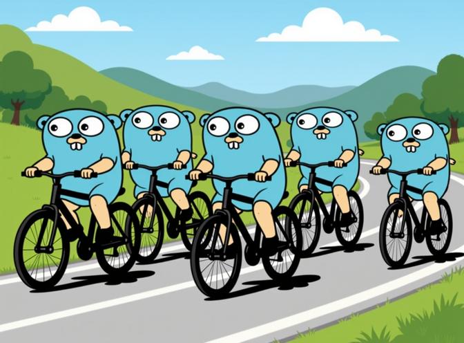Most Popular Go projects - gophers bike racing Most Popular Go projects - racing gophers