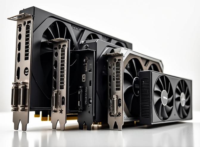 Graphics cards image generated by AI running on GPU