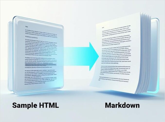 infographic: converting page from html to markdown infographic: converting page from html to markdown