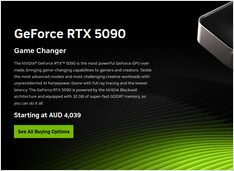 オーストラリアにおけるNVIDIA RTX 5080およびRTX 5090の価格 - 2025年10月
