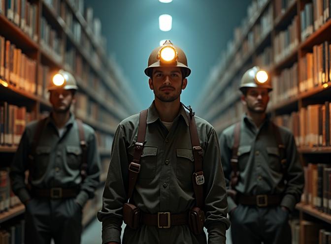 도서관에서의 심층 연구